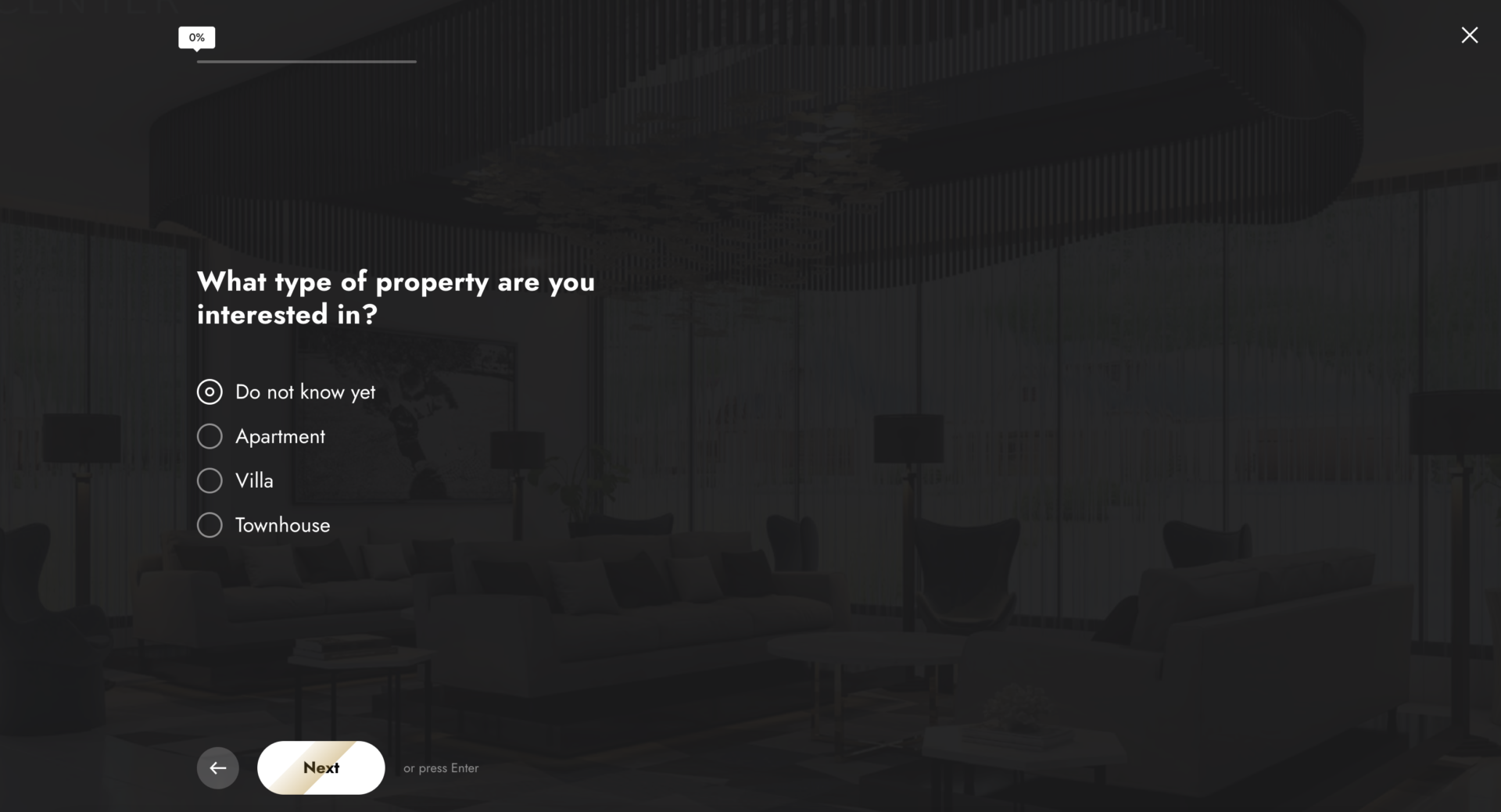 Quiz site for collecting leads